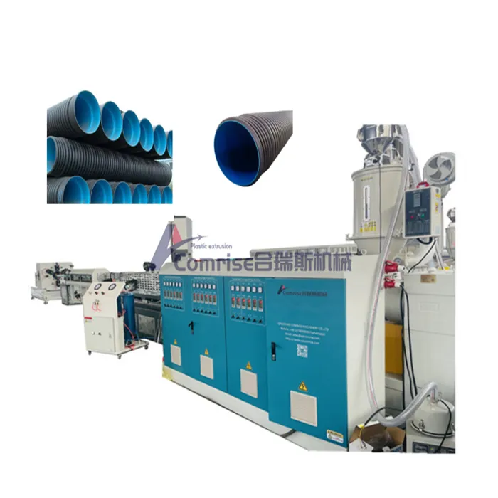 What are the key factors to consider when selecting a corrugated pipe machine for manufacturing?