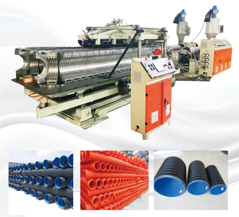 Hdpe Corrugated Pipe Machine